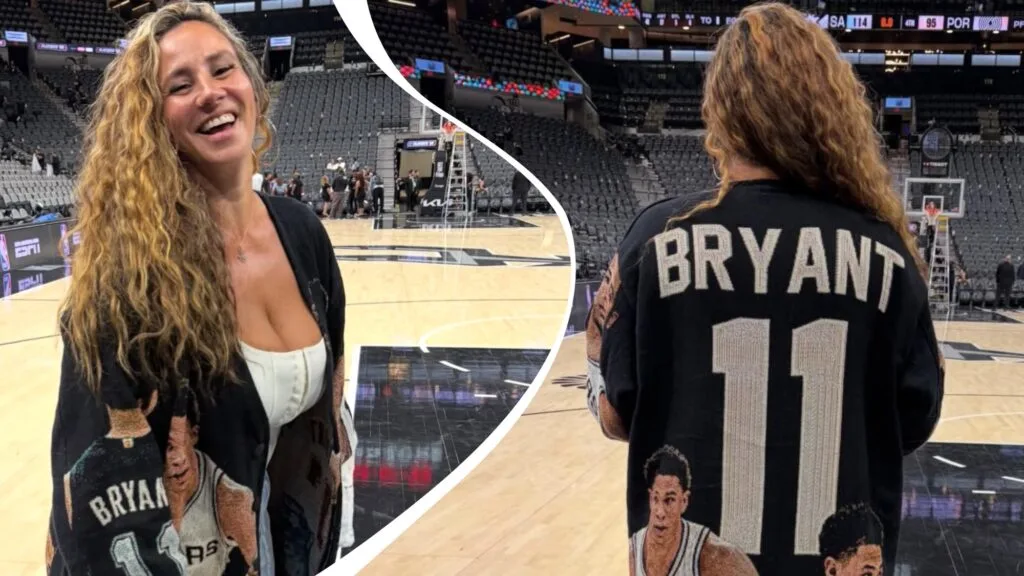 NBA 马刺卡特布莱恩特的妈妈在主场华丽转身